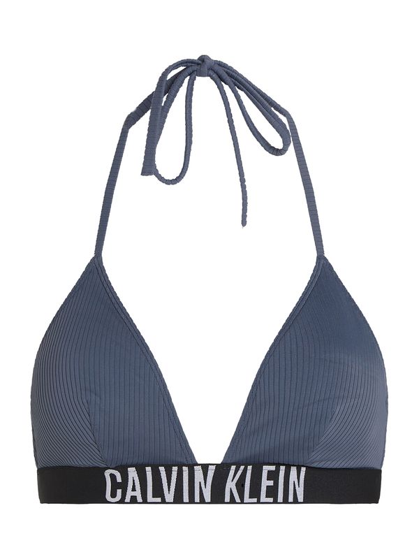 Calvin Klein Swimwear Calvin Klein Swimwear Bikini gornji dio  siva / crna / bijela