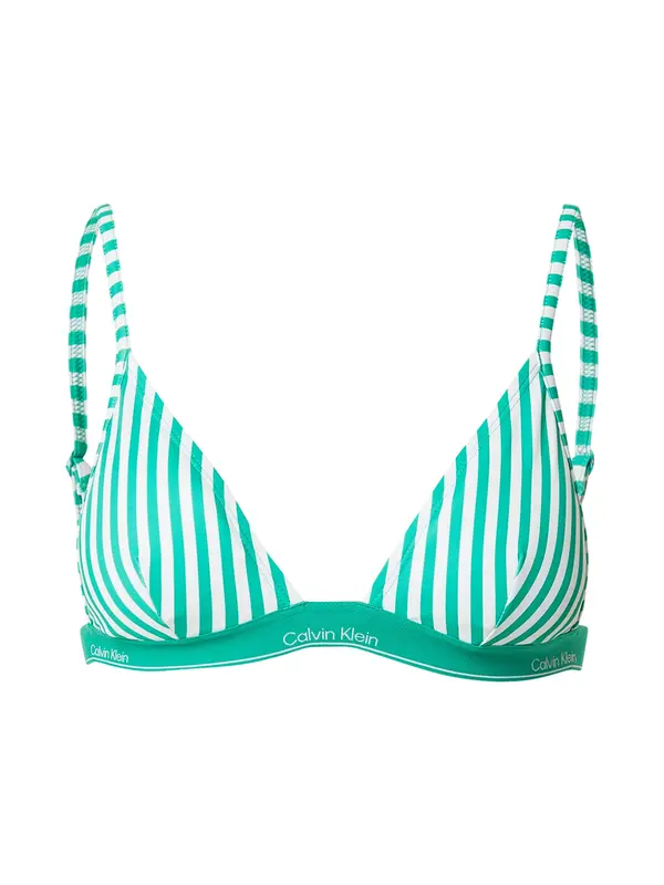 Calvin Klein Swimwear Calvin Klein Swimwear Bikini gornji dio  zelena / bijela