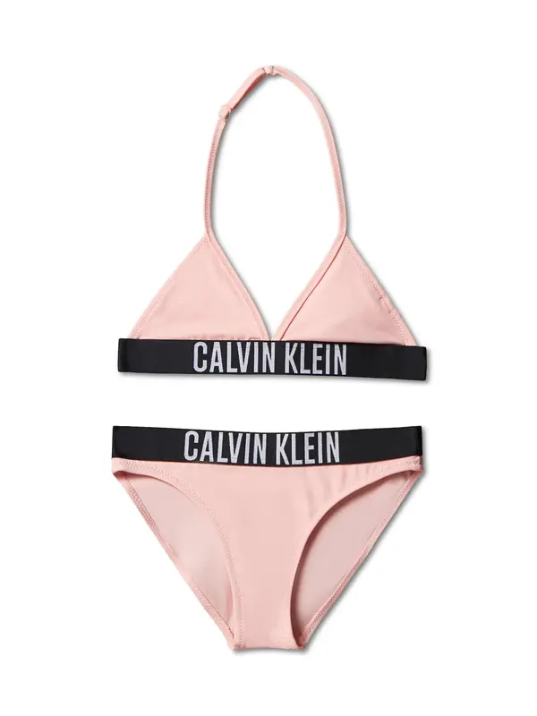 Calvin Klein Swimwear Calvin Klein Swimwear Bikini 'Intense Power'  svijetlosiva / roza / crna