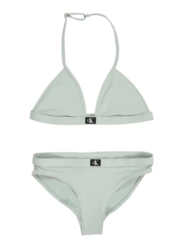 Calvin Klein Swimwear Calvin Klein Swimwear Bikini  pastelno zelena / crna / bijela