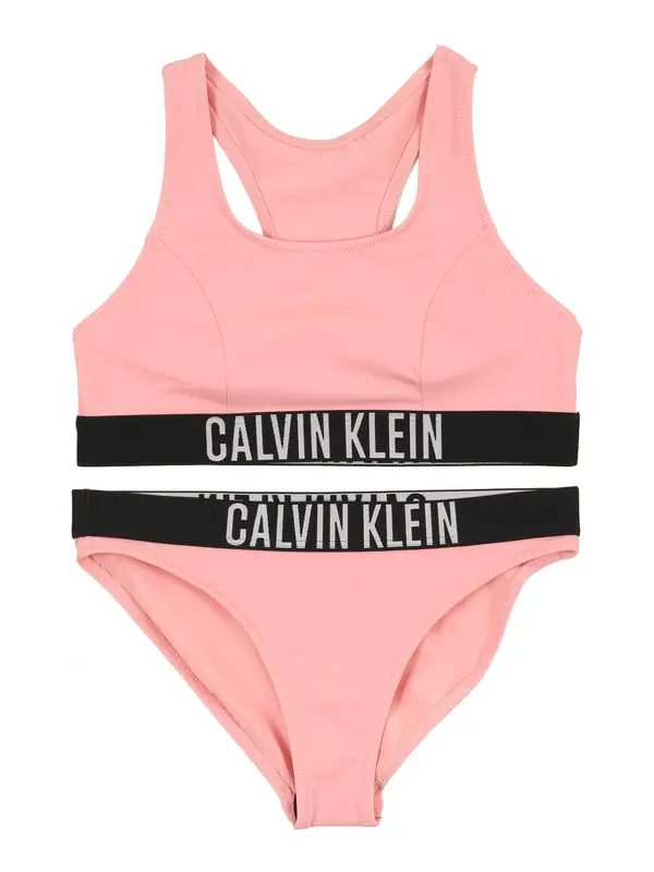 Calvin Klein Swimwear Calvin Klein Swimwear Bikini  prljavo roza / crna / prljavo bijela