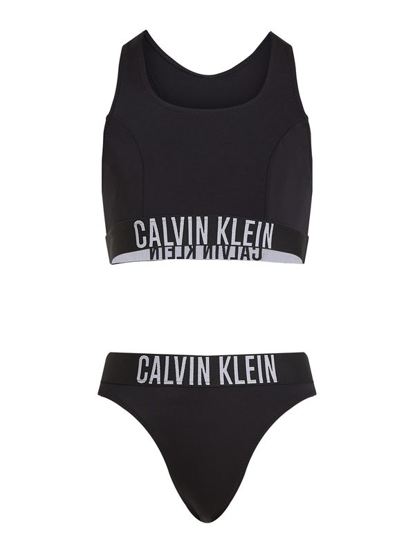 Calvin Klein Swimwear Calvin Klein Swimwear Bikini  siva / crna