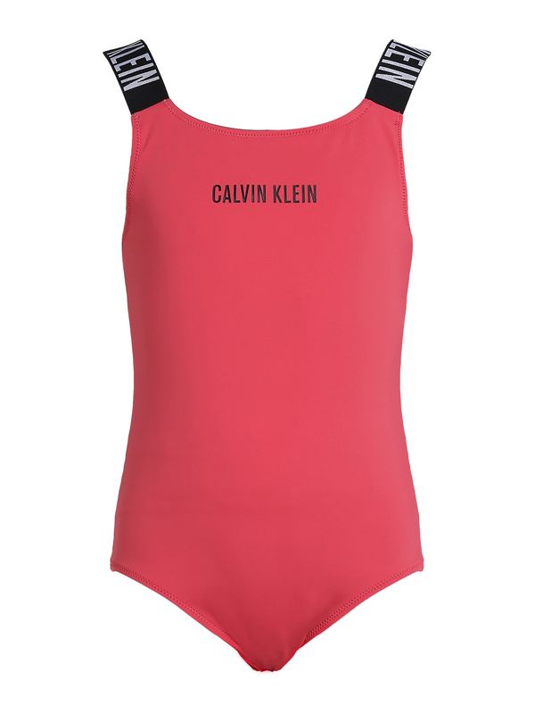 Calvin Klein Swimwear Calvin Klein Swimwear Jednodijelni kupaći kostim  crvena / crna