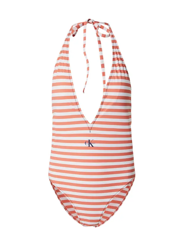 Calvin Klein Swimwear Calvin Klein Swimwear Jednodijelni kupaći kostim  koraljna / bijela