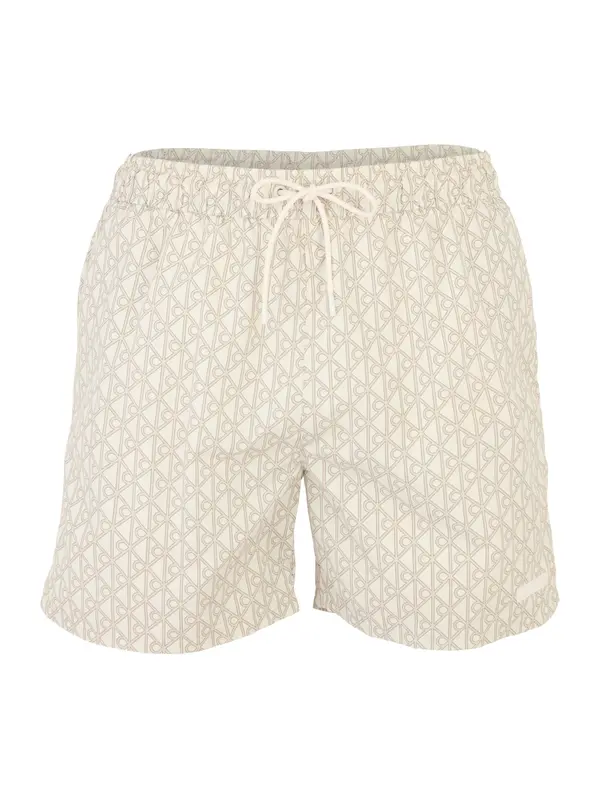 Calvin Klein Swimwear Calvin Klein Swimwear Kupaće hlače  bež / ecru/prljavo bijela / smeđa