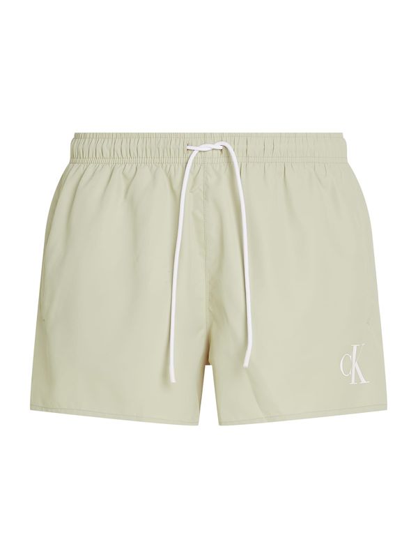 Calvin Klein Swimwear Calvin Klein Swimwear Kupaće hlače  bež siva / bijela