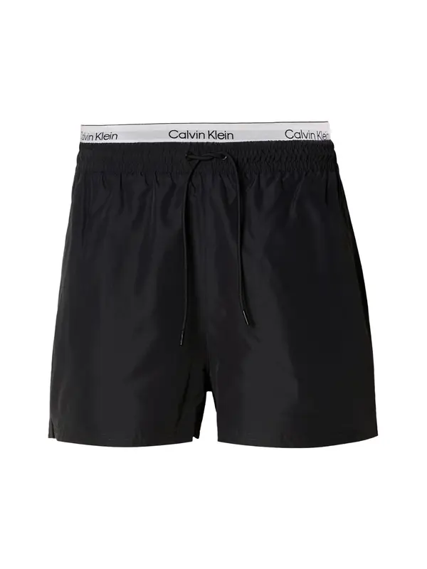 Calvin Klein Swimwear Calvin Klein Swimwear Kupaće hlače  crna / bijela