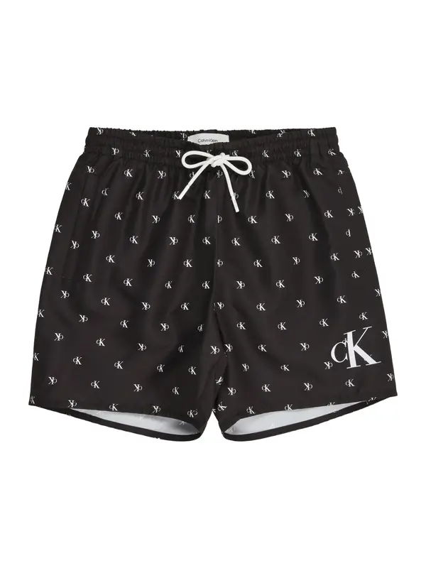 Calvin Klein Swimwear Calvin Klein Swimwear Kupaće hlače  crna / bijela