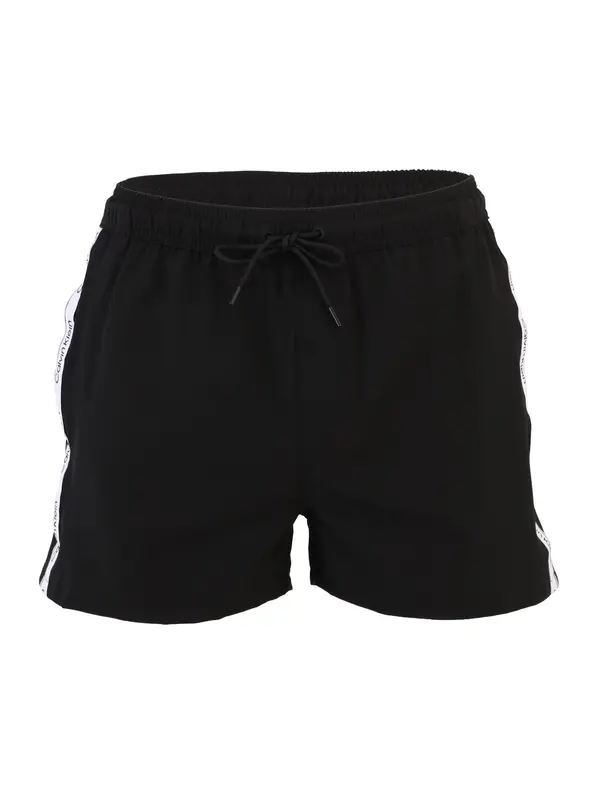 Calvin Klein Swimwear Calvin Klein Swimwear Kupaće hlače  crna / bijela