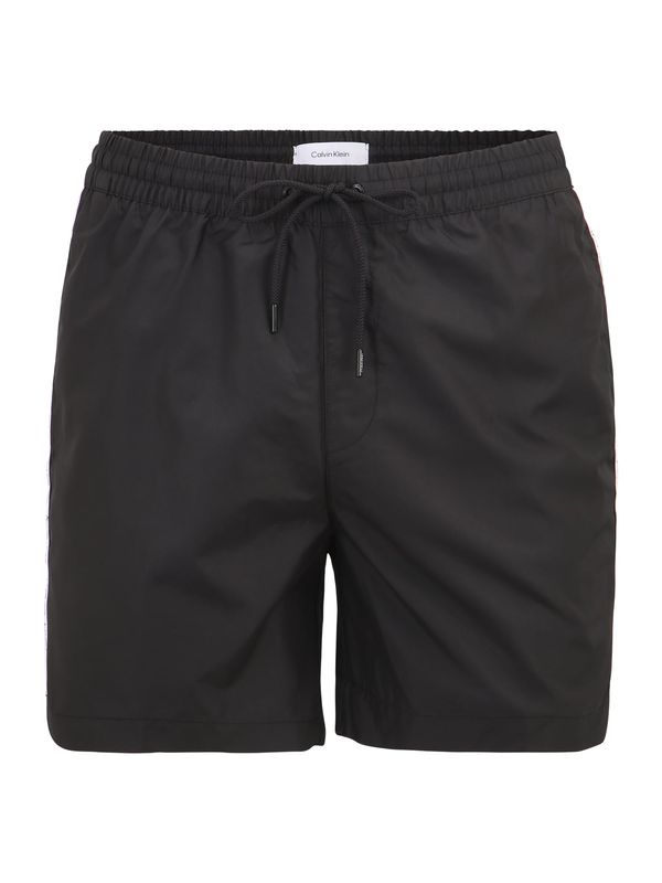 Calvin Klein Swimwear Calvin Klein Swimwear Kupaće hlače  crna / bijela