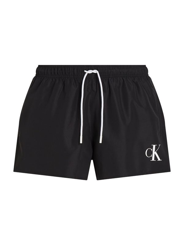 Calvin Klein Swimwear Calvin Klein Swimwear Kupaće hlače  crna / bijela
