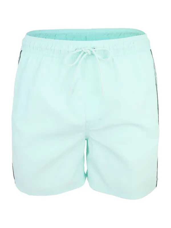 Calvin Klein Swimwear Calvin Klein Swimwear Kupaće hlače 'DRAWSTRING'  crno plava / menta / kraljevski zelena / bijela
