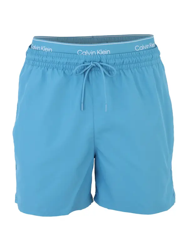 Calvin Klein Swimwear Calvin Klein Swimwear Kupaće hlače 'ESSENTIALS'  nebesko plava / bijela