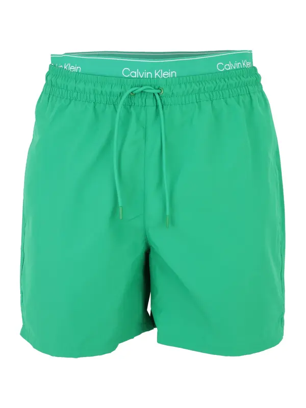 Calvin Klein Swimwear Calvin Klein Swimwear Kupaće hlače 'ESSENTIALS'  zelena