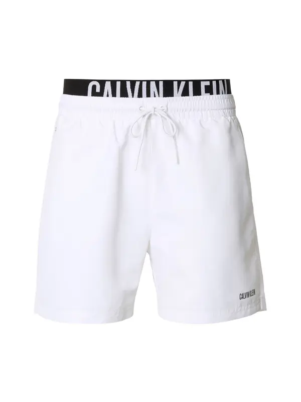 Calvin Klein Swimwear Calvin Klein Swimwear Kupaće hlače 'Intense Power'  crna / bijela