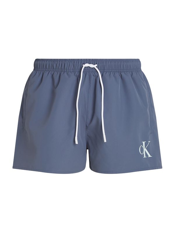 Calvin Klein Swimwear Calvin Klein Swimwear Kupaće hlače  kameno siva / bijela