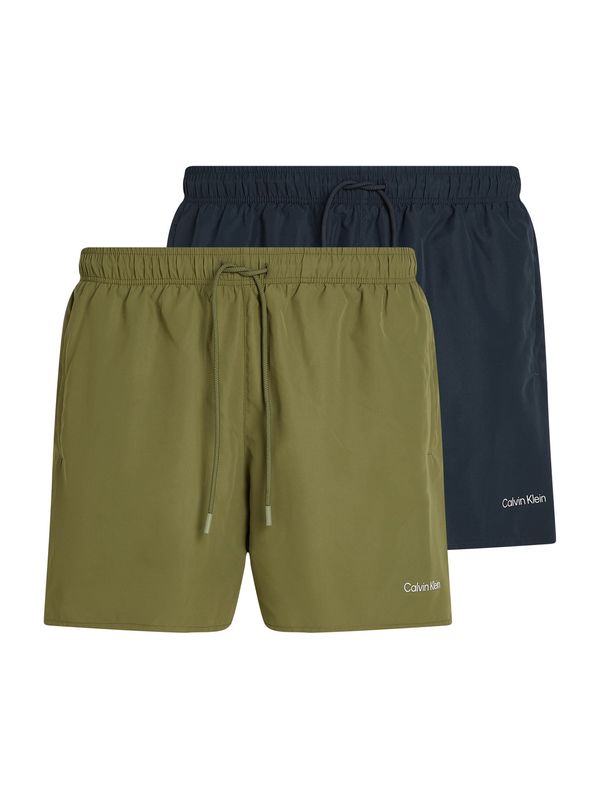 Calvin Klein Swimwear Calvin Klein Swimwear Kupaće hlače  morsko plava / maslinasta / bijela