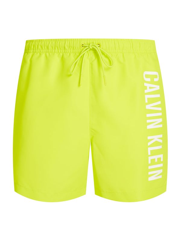 Calvin Klein Swimwear Calvin Klein Swimwear Kupaće hlače  neonsko žuta / bijela