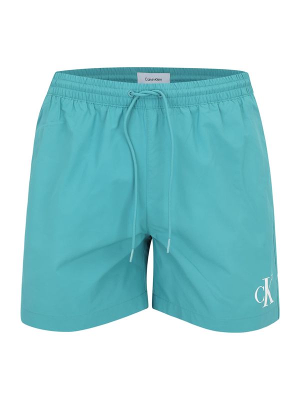 Calvin Klein Swimwear Calvin Klein Swimwear Kupaće hlače  tirkiz / bijela