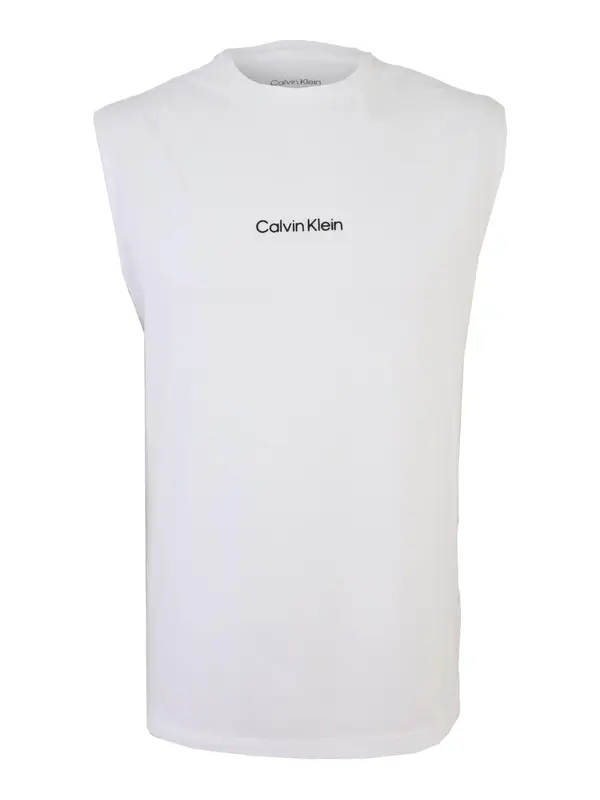 Calvin Klein Swimwear Calvin Klein Swimwear Majica  crna / bijela