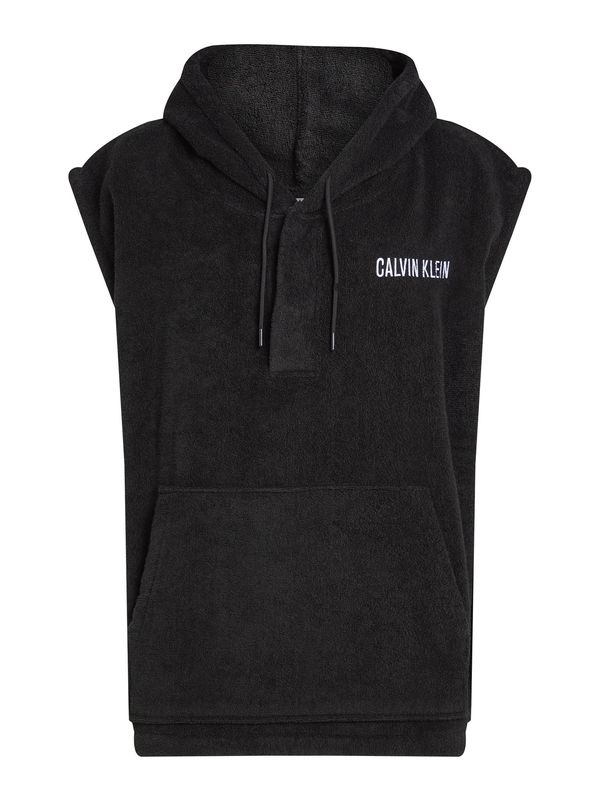 Calvin Klein Swimwear Calvin Klein Swimwear Sweater majica  crna / bijela