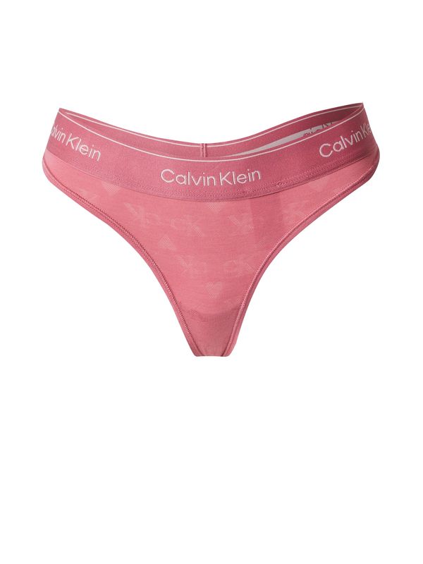 Calvin Klein Calvin Klein Tanga gaćice  roza / prljavo bijela