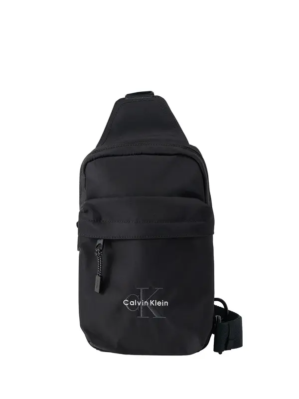 Calvin Klein Calvin Klein Torba preko ramena 'BOLD'  crna / bijela