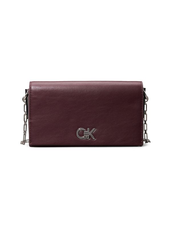 Calvin Klein Calvin Klein Torba preko ramena  bordo / srebro