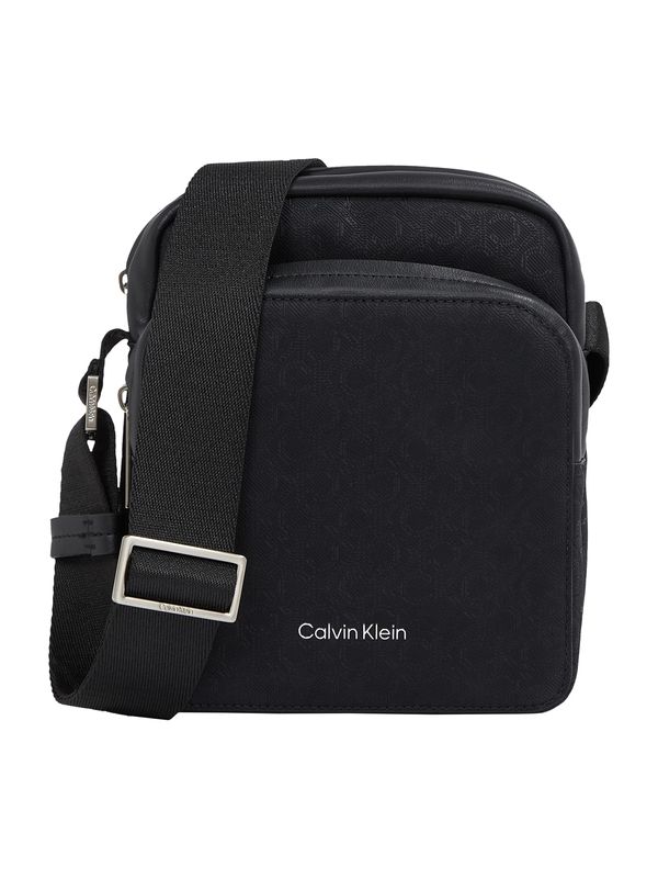 Calvin Klein Calvin Klein Torba preko ramena 'MUST'  crna / srebro