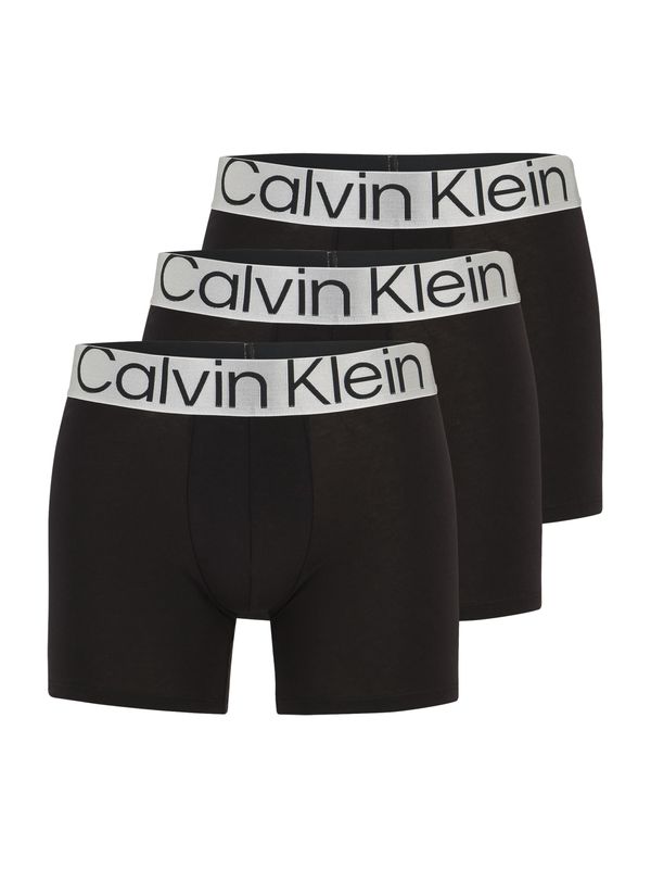 Calvin Klein Underwear Calvin Klein Underwear Bokserice  crna / srebro