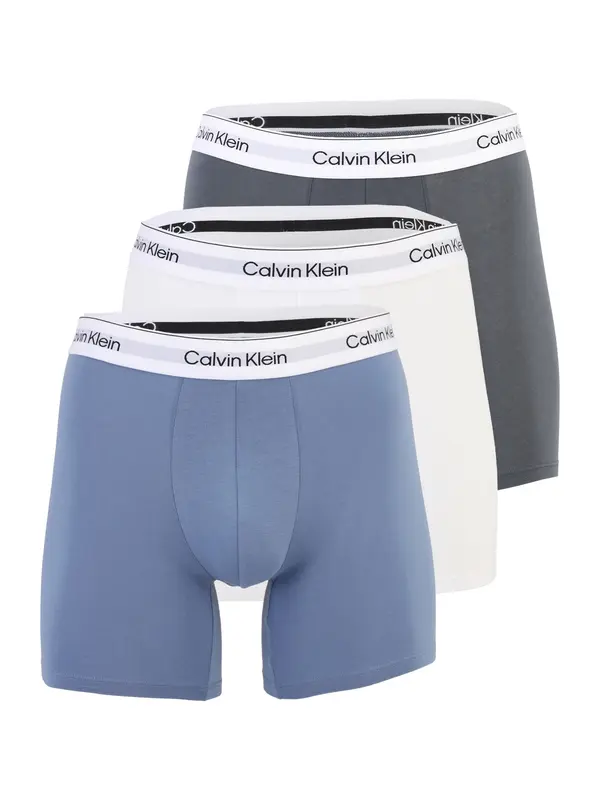 Calvin Klein Underwear Calvin Klein Underwear Bokserice  golublje plava / antracit siva / bijela