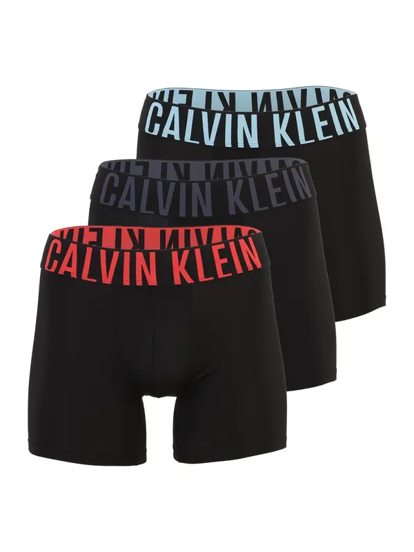 Calvin Klein Underwear Calvin Klein Underwear Bokserice 'Intense Power'  svijetloplava / tamo siva / crvena / crna