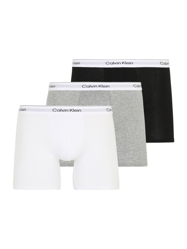 Calvin Klein Underwear Calvin Klein Underwear Bokserice  kameno siva / crna / bijela