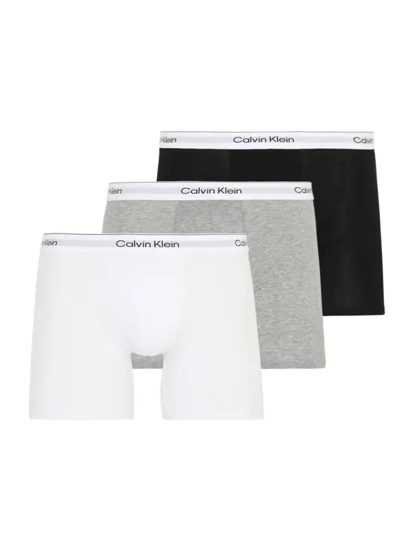 Calvin Klein Underwear Calvin Klein Underwear Bokserice  kameno siva / crna / bijela