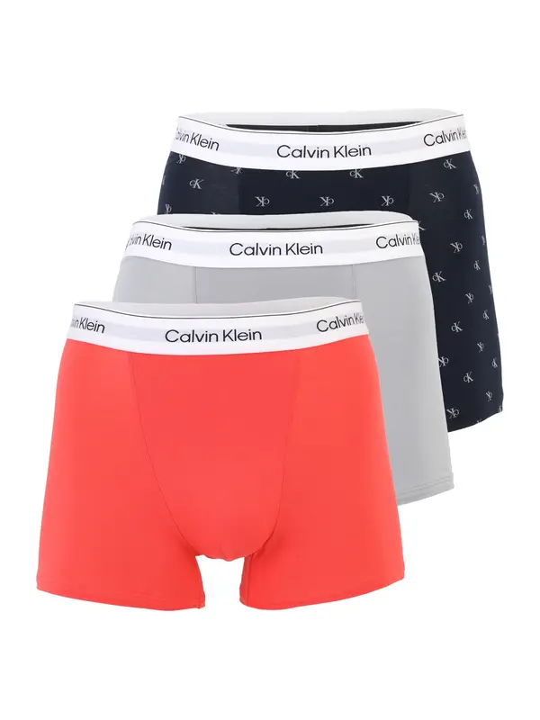 Calvin Klein Underwear Calvin Klein Underwear Bokserice  mornarsko plava / svijetlosiva / narančasta / bijela
