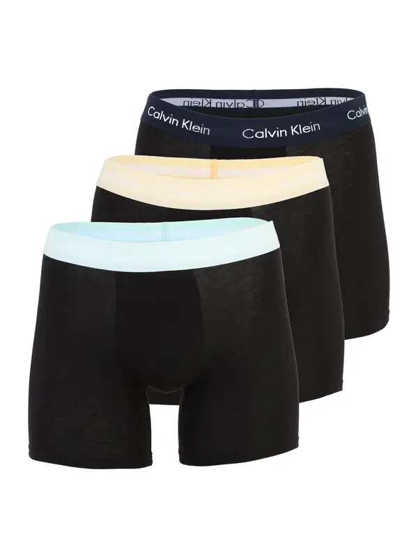 Calvin Klein Underwear Calvin Klein Underwear Bokserice  nebesko plava / tamno plava / pastelno žuta / crna