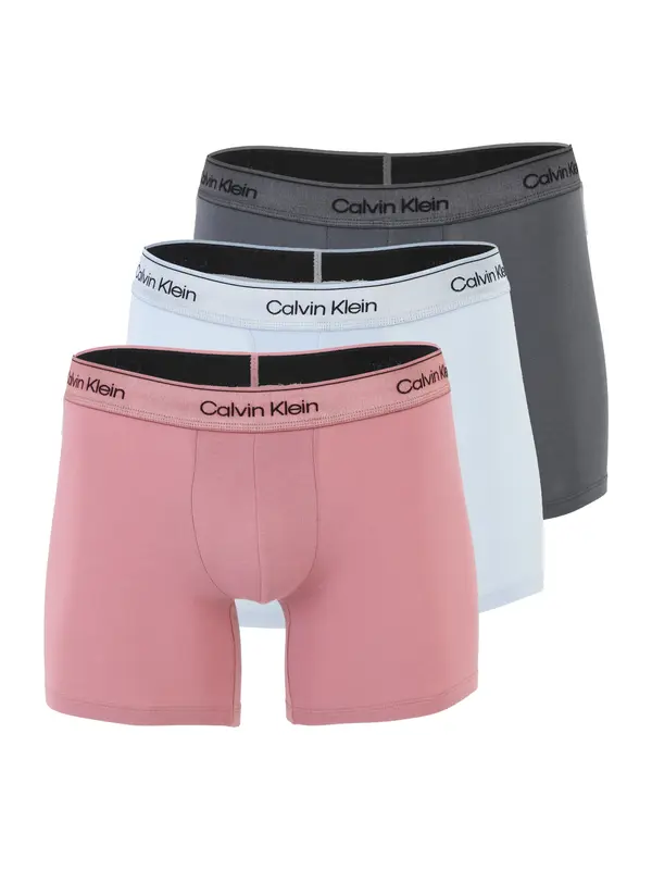 Calvin Klein Underwear Calvin Klein Underwear Bokserice  pastelno plava / grafit siva / prljavo roza