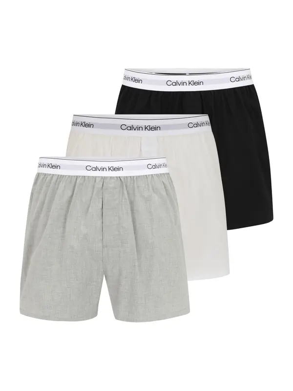 Calvin Klein Underwear Calvin Klein Underwear Bokserice  siva / crna / bijela