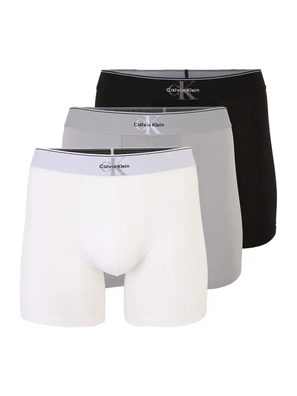 Calvin Klein Underwear Calvin Klein Underwear Bokserice  siva / crna / bijela