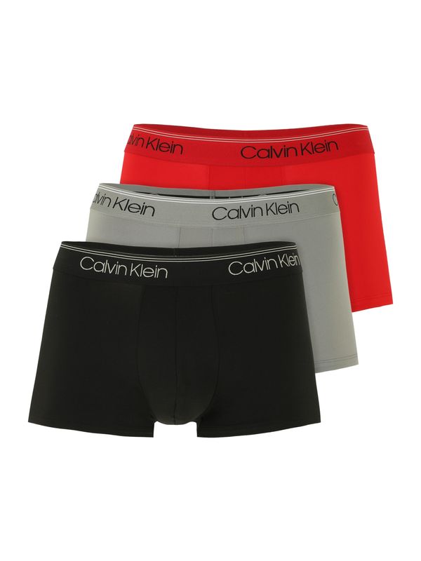 Calvin Klein Underwear Calvin Klein Underwear Bokserice  siva / crvena / crna