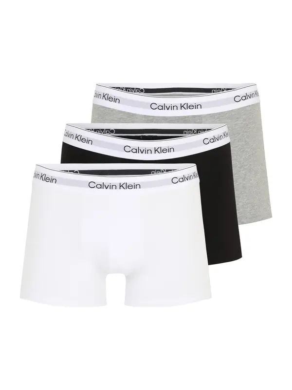Calvin Klein Underwear Calvin Klein Underwear Bokserice  svijetlosiva / crna / bijela