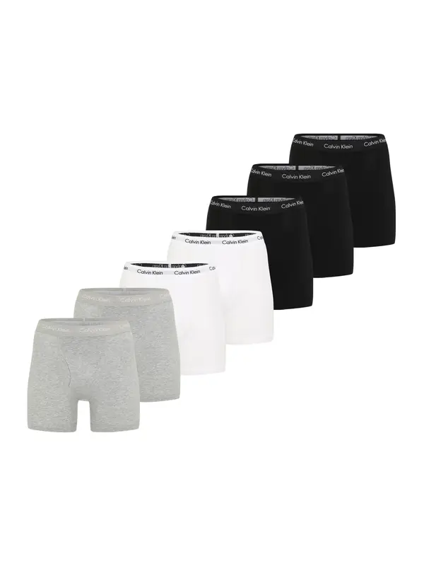 Calvin Klein Underwear Calvin Klein Underwear Bokserice  svijetlosiva / crna / bijela