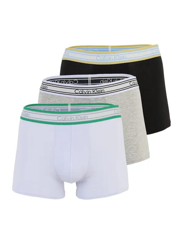 Calvin Klein Underwear Calvin Klein Underwear Bokserice  svijetlosiva / limeta / pastelno ljubičasta / crna