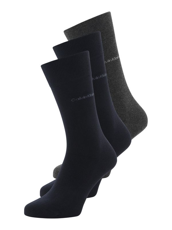 Calvin Klein Underwear Calvin Klein Underwear Čarape  mornarsko plava / golublje plava / siva / tamo siva