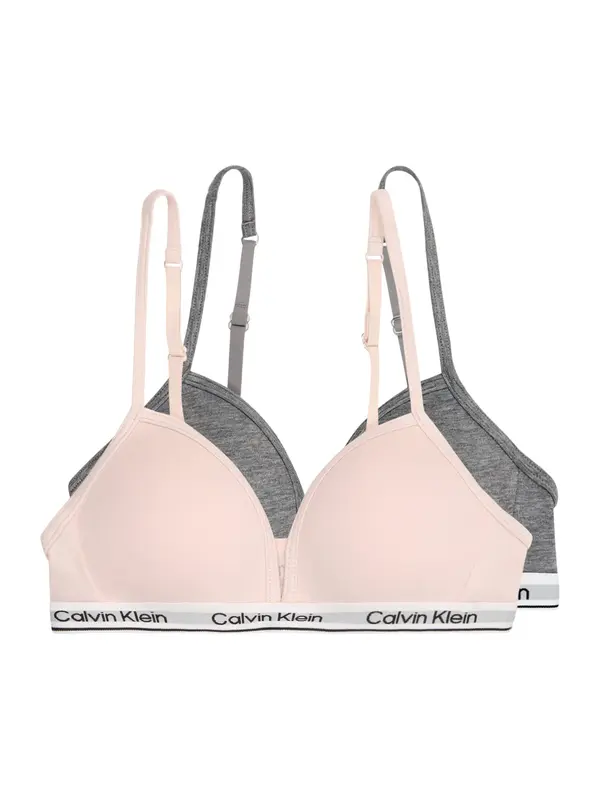 Calvin Klein Underwear Calvin Klein Underwear Grudnjak  svijetlosiva / tamo siva / roza / bijela