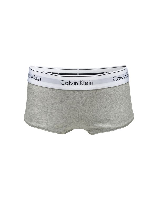 Calvin Klein Underwear Calvin Klein Underwear Hipster gaćice 'Boyshort'  siva melange / crna / bijela