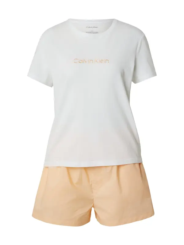 Calvin Klein Underwear Calvin Klein Underwear Kratke hlače za spavanje  breskva / bijela
