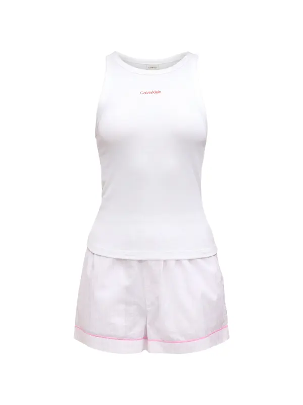 Calvin Klein Underwear Calvin Klein Underwear Kratke hlače za spavanje  svijetloroza / crvena / bijela