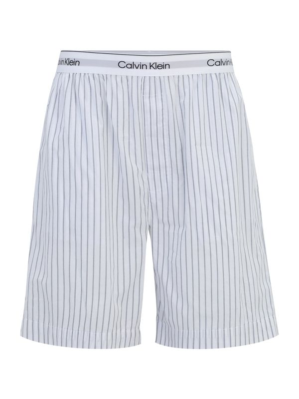 Calvin Klein Underwear Calvin Klein Underwear Pidžama hlače  plava / siva / crna / bijela