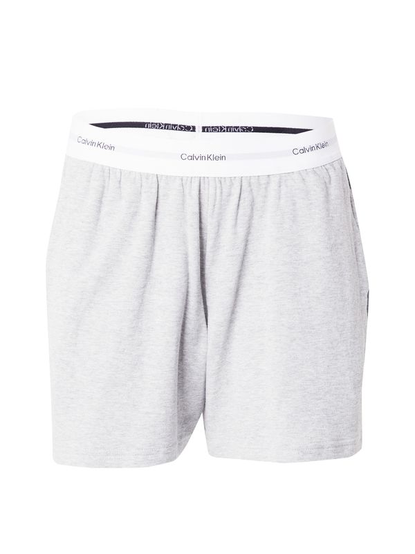 Calvin Klein Underwear Calvin Klein Underwear Pidžama hlače  svijetlosiva / siva melange / crna / prljavo bijela